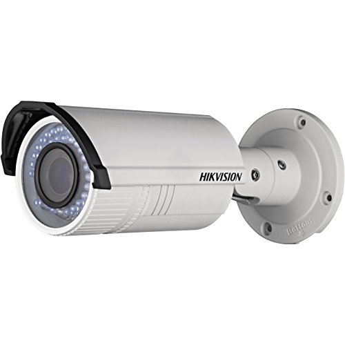 HIKVISION HD Smart 2 Megapixel PoE Bullet IP Outdoor Surveillance Camera, 2.8mm-12mm Zoom Lens, White (US Version)