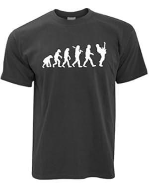 Musician T Shirt Evolution of A Guitarist