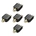 Cable Matters 5-Pack Gold Plated RCA Split Adapter
