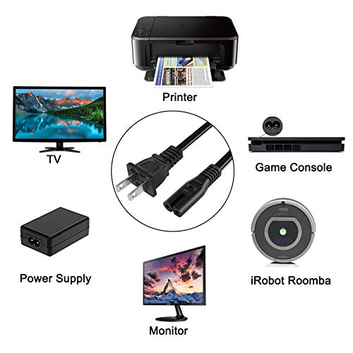 Printer Power Cord Cable Compatible HP OfficeJet Pro 4630 3830 8600 4655 6600 6978 6968 8610