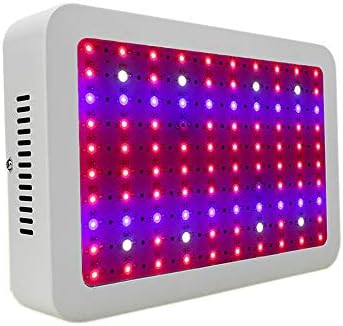 HKANG US UK EU AU Plug LED Grow Light 1000Watt Double Chips Full Spectrum Plant Lamp Red Blue UV IR Light Indoor Cultivate Box Greenhouse Plant Vegetable Flower Growth,USPlug [Energy Class A]