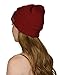 Gravity Threads Wine Thick Slouchy Knit Oversized Beanie Cap Hat - Wine