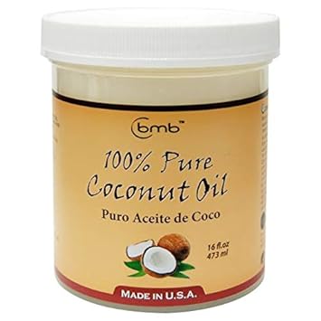 Amazon Com Bmb 100 Pure Coconut Oil 16 Oz Beauty