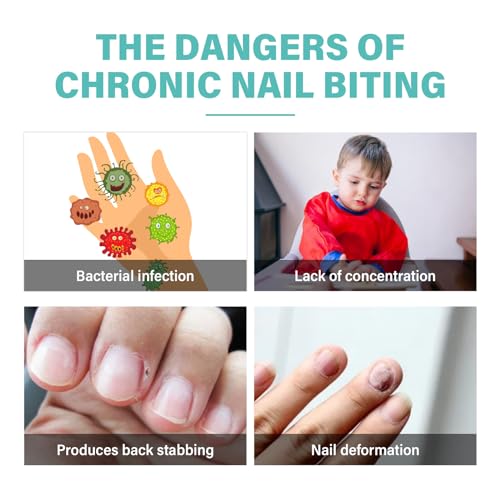 Nail Biting Treatment for Kids Bitter Taste & Non Glossy Nail Polish