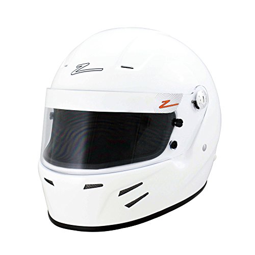 Zamp FSA-3 Auto Full Face Snell SA2015 Helmet White Large