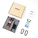 CHOETECH Solar Charger, 14W Solar Panel Phone Charger Waterproof Foldable Camping Charger Compatible iPhone Xs Max/XS/X/8, Galaxy S10/S10+, Other Smartphones, iPad, Camera, Bluetooth Speaker and More