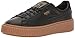 PUMA Women's Basket Platform Core Sneaker, Puma Black-Puma Black,6 M US