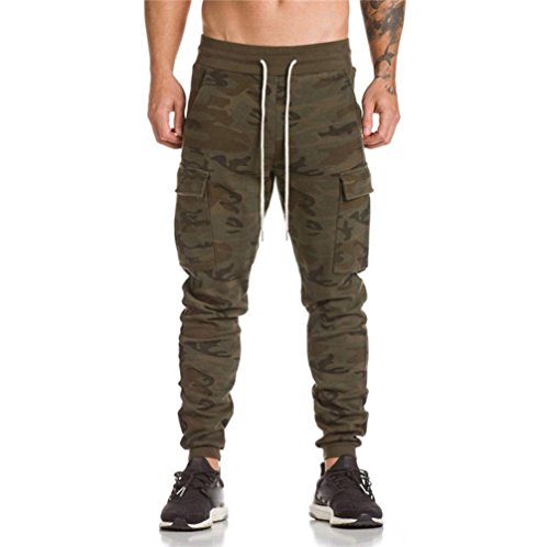 Hot!Plus Size!Todaies Men Trousers Harem Sweatpants Slacks Boys Casual Jogger Dance Sportwear (2XL, Camouflage)