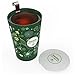 Steep & Strain Ceramic Tea Mug - Insulated Cup with Tea Infuser - Available in 8 Patterns - Comes with Free Silicone Lid