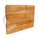 Sun Cling® Organic Large Kitchen Wood Bamboo Chopping Cutting Board 18x12 Inch