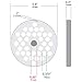 TSM #8 Carbon Steel Meat Grinder Plate (3/8