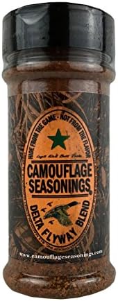 Camouflage Seasonings Delta Flyway Blend, poultry seasoning, waterfowl and upland game bird seasoning, pork seasoning