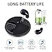 Wireless Earbuds,Kissral Bluetooth 5.0 True Wireless Earbuds 15H Playtime Deep Bass HD Sound Bluetooth Headphones Built-in Mic Portable Charging Case-Black