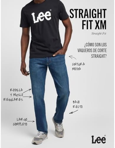 Straight Fit Xm, Jeans Hombre, Maddox, 40W / 30L
