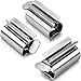 Chengu Rolling Tube Toothpaste Squeezer Toothpaste Seat Holder Stand Rotate Toothpaste Dispenser for Bathroom (3 Pieces)