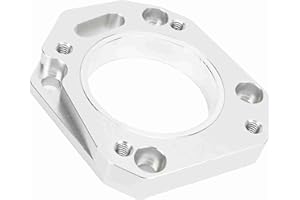 Dual Throttle Body Adapter Anodized Strong Sealing RBC RRC Manifold Flange Replacement for K20 K24 Engine