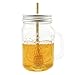 Zoie + Chloe Honey Mason Jar with Bamboo Dipper - 16oz