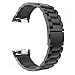 ViCRiOR Gear Fit2/ Fit 2 Pro Bands, Mesh Woven Stainless Steel Bracelet Wrist Watch Band Strap with Adapters Replacement for Samsung Gear Fit 2 Pro/Gear Fit 2, Black