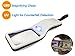 MagniPros 5X Ultra Bright Portable Magnifier- Multifunctional Portable LED Magnifying Glass & UV Light Detection