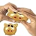 lonko5DING Antistress Decompression Splat Ball Vent Toys Smash Pig Toy Venting Water Ball Venting Pig Head Decompression Whole Venting Fruit Venting Gold Pig (2PCS)