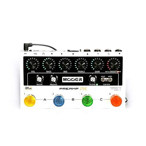 MOOER PreAMP Live with 12 Preamp Channels, Pre/Post Booster, Noise Gate