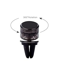Soporte Universal de rejilla de ventilación, magnético celular soporte de coche para iPhone, Samsung, Google, LG, Huawei y más (negro), Negro