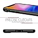 Humixx Aluminum TPU Hybrid Shockproof Bumper Case for iPhone Xs/iPhone X [Extre Series]-Jet Black