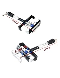 Partschoice   Cerradura universal para pedal de freno y embrague, dispositivo antirrobo, abrazadera ajustable