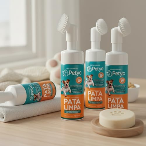 Pata Limpa 150 mL PETYC Higienizador de Patas para Cães e Gatos Espuma Relaxante (1 unidade)