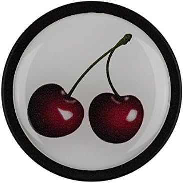 Magnets K4 K _ 44 8 Cherry in Black – Fridge Whiteboard Office, Home, Children, Kids, Sports, School, Gifts, Fun, Bowls and Bright