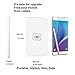 Wireless Charger, Qi Wireless Charging Pad Station Mat, Fast 10W for Samsung Galaxy S8 S7 S6 Edge, Note 5 8, iPhone 8, 8 Plus, iPhone X, Nexus, HTC, Nokia, LG G6-2A AC Adapter Charger INCLUDED (White)