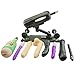 MHC Latest Style Automatic Sex Machine Multispeed Adjustable Thrusting with 8 Attachments,Love Machine with Big Black Dildo Suction Cup Masturbator Adult Toy (US Style C)