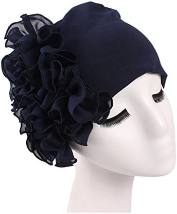 Fashion Womens Flower Knit Crochet Beanie Hat Winter Warm Cap Beret