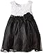 Blueberi Boulevard Baby Girls' SL Flower Sash Dress