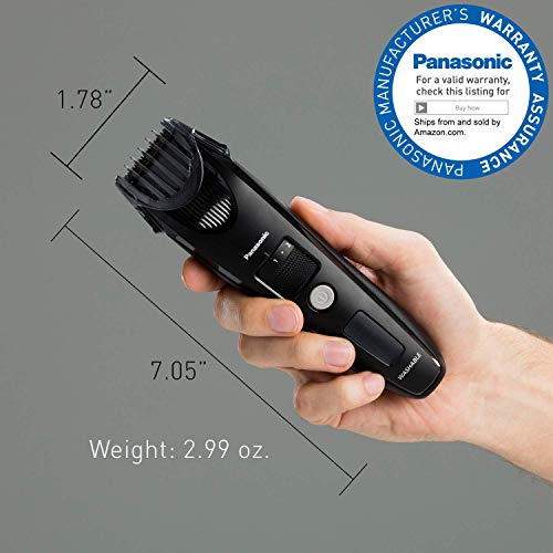 Panasonic Men's Precision Power Beard, Mustache and Hair Trimmer, Cordless Precision Power, Hair