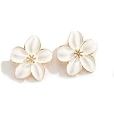 Flower Earrings for Women Color Boho Statement Earring Unique Trendy Floral Earrings Spring Jewelry