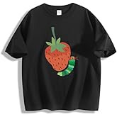 Hungry Caterpillar Boys Girls Shirts Cotton Shirts Basic Tees Unisex Casual Graphic Tops