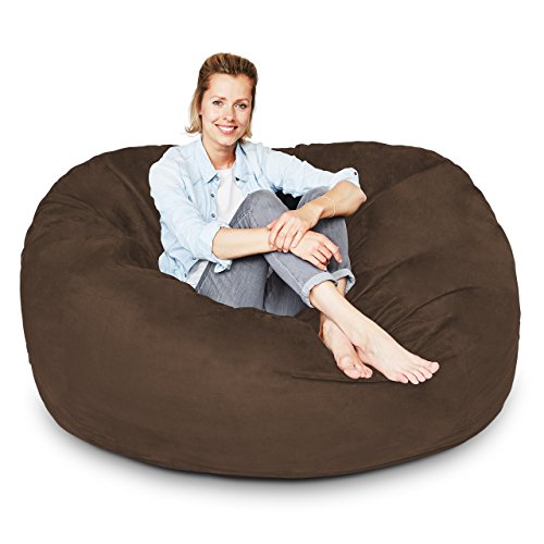 Lumaland Luxurious Giant 5ft Bean Bag Chair with Microsuede Cover