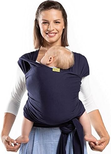 boba wrap baby carrier grey