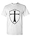 The Goozler Templar Shield Christian Knight Order - Mens Cotton T-Shirt