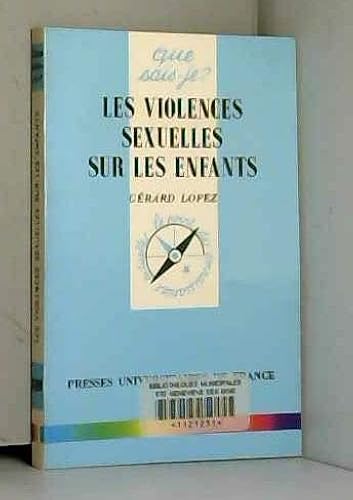 Download Les Violences sexuelles sur les enfants PDF
