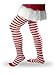 Forum Novelties 54215 Red/White Striped Adult Tights Party Supplies, Standard