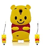 I Need Winnie the Pooh 3d Soft Silicone Case Cover Faceplate Protector for for Samsung Galaxy S4 S Iv I9500 With 3D Winnnie the Pooh Stylus Pen