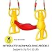 Costzon Rider Swing with Hangers, Wind Rider Glider Swing for Kids Playground (Back to Back Rider Swing for 2 Kids)
