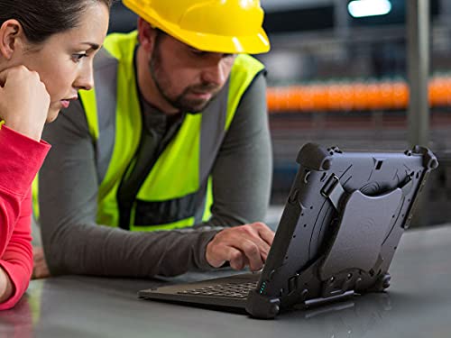 MobileDemand Flex 10B Rugged 10 inch Tablet with Keyboard and Windows 11 Pro Upgrade, A Rugged Laptop Tablet PC,(Beats Traditional Laptop Computer in Rigidity), Field Work Business Laptop
