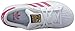 adidas Originals womens Superstar Sneaker, White/Bold Pink/White, 1 Little Kid US