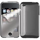 Scosche metalliKASE Case and Mirror Screen Protector for iPod touch 4G (Dark Chrome)