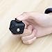 Magicfly Fidget Spinner and Fidget Cube : Stress Reducer Perfect For ADD, ADHD, Anxiety & Autism Adult Children (Black)