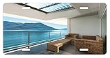Patio License Plate by Lunarable, Summer Penthouse