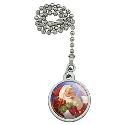 GRAPHICS & MORE Christmas Holiday Santa Presents Candy Canes Ceiling Fan and Light Pull Chain